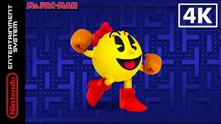 Ms. Pac-Man (NES) Playthrough [4K]
