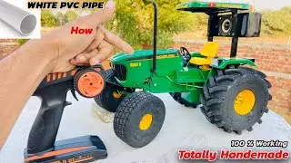 How_To_Make_Mini_Tochan_King_John_Deere_5050_DI_(PVC)_Pipe😱