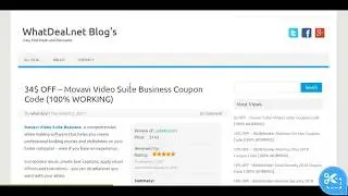 34$ OFF – Movavi Video Suite Business Coupon Code