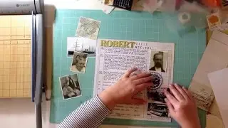 Scrapbooking Great-Great Grandparents: Robert David McElroy