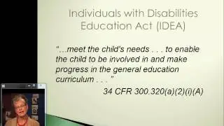 IEP Overview - Module 1 - Part 2 - Standards-Based Individual Education Programs