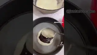 Пирог из манки и кефира «Зебра»