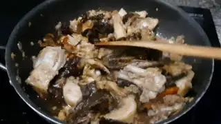 Vlog 0719. Fried Roasted pork and Chicken. How to fried.
