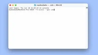 How to find your computers device name using a macOS Terminal command