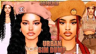 URBAN SIM DUMP 23💎 - CC & SIM DOWNLOAD | Sims 4 CAS