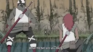 Omoi and Karui ask about Sasuke to Naruto, Sakura and Sai HD 1080p