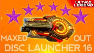 Disc Launcher 16 - Maxed Out | Legendary Weapon | Mech Arena