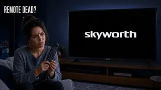 How to turn ON/OFF a Skyworth TV without a remote control!