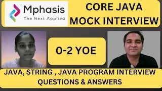 Mphasis Java Interview Questions | Core Java Interview Questions