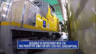 Union Pacific Unveils Hybrid Battery-Electric Locomotive Prototype