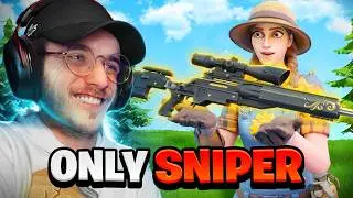 FAIRE TOP 1 ONLY SNIPER en BATTLE ROYALE sur FORTNITE... Voici le résultat