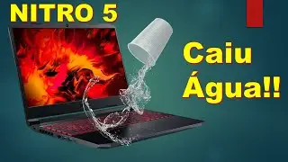 ACER NITRO 5 caiu água.  Acer Nitro 5 laptop water damage!!