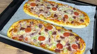 ‼️YILLARDIR YAPARIM YİYEN HERKES BAYILIR👌🏼HEM ŞEKLİ HEM LEZZETi muhteşem pizza tarifi