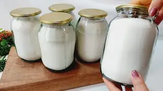 With this method, FLOUR DOESN'T SPOIL for 20 years! MEASURE against disasters!