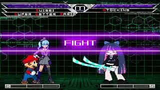 KOF MUGEN Tag Suisei Hoshimachi & Super Better Mario vs Stocking