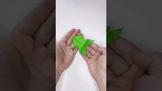 Paper jumping frog 