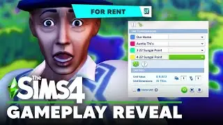 FOR RENT GAMEPLAY REVEAL! 😱 (The Sims 4)