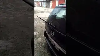 Работа заднего дворника Opel Zafira B после ремонта