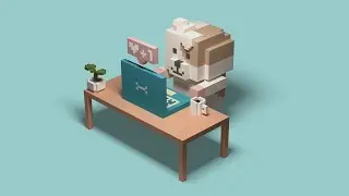 How to reproduce MagicaVoxel's soft shadows on WebGL by baking with Blender 2.8+