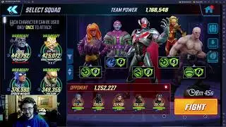 Day 31 - (FTP Lvl54-55) / Lvl 93 - Apoc 7red* War/Raid - Marvel Strike Force