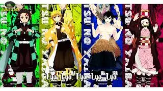 KIMETSU NO YAIBA SINGING CHICKY CHA CHA BOOM BOOM LALALA !