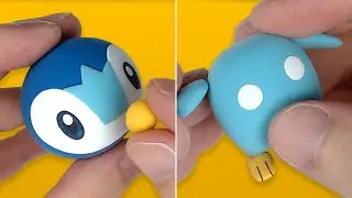 Pokémon Figures Making - Piplup!! Starter Pokémon of Sinnoh | Clay Art