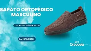 SAPATO ORTOPÉDICO MASCULINO LEVE E RESPIRÁVEL I STEP AIR® [LANÇAMENTO]
