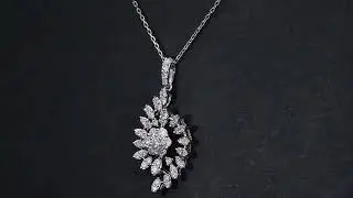 Liontin Berlian Bening Luxury Evania