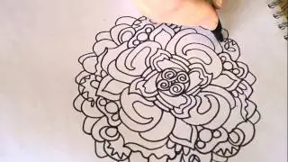 Doodle Dala Hand Drawn Mandala Coloring Pages