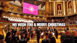 We wish you a merry christmas live Aula Simfonia Jakarta