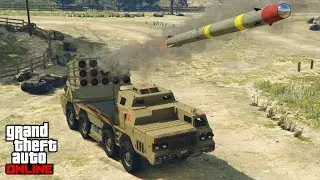 LANZAMISILES INCREIBLE - GTA V ONLINE (GTA 5) - Doomsday Heist DLC (Dia del Juicio Final)