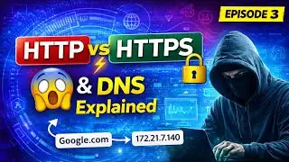 “What is HTTP, HTTPS & DNS? 🌐 Explained Simply | HackVerse Ep 3”
