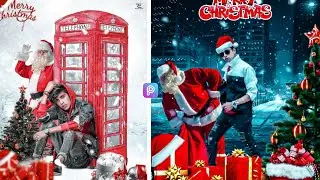 Picsart Merry Christmas photo editing #picsart #picsartedit #editing #editzarmy #xmas #cristmas