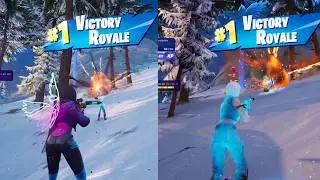 Fortnite | My kids get their 1st WIN in Dous | Split Screen Gameplay