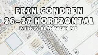PLANNING MY WEEK IN THE NEW HORIZONTAL LAYOUT FROM ERIN CONDREN