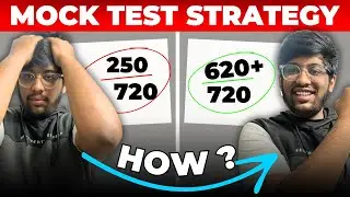 Mock Test Strategy to score 650+ marks📚| NEET 2024 | Detailed video