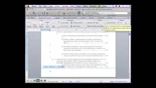 Insert Sections with Different Page Numbers (Mac)