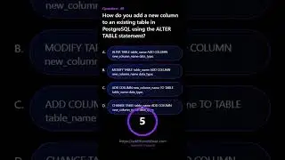 How do you add a new column to an existing table in PostgreSQL using the ALTER TABLE statement