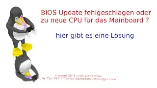 Mainboard BIOS Reparatur mit dem Raspberry Pi oder ähnlichem Einplatinenrechner.