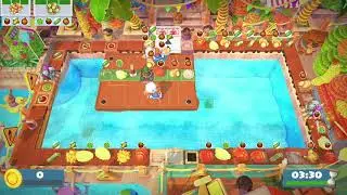 Overcooked 2! | Sun’s Out Buns Out 1-3 | Solo 4-stars 1300