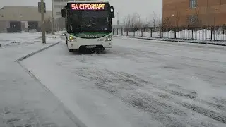 Астана. A396 Iveco Urbanway 12 маршрут 5A
