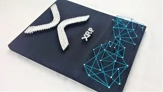 String Art | XRP logo | DIY time lapse