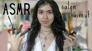 ASMR || salon haircut & makeover for Valentines