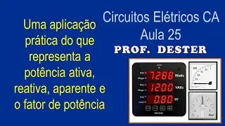 Potência ativa e reativa em uma instalação industrial | o fator de potência