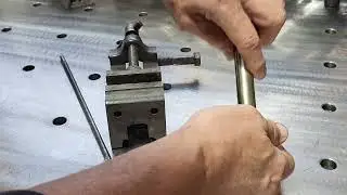 Drilling Jet Boat helm shaft for @AutoTechNick