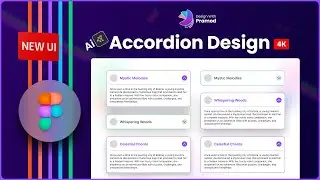 How to design Accordion in Figma | Responsive Accordion | Interactive accordion in Figma