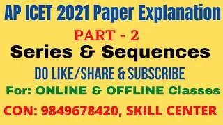 AP ICET 2021 Paper Explanation PART - 2