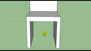 ออกแบบเก้าอี้ โปรแกรม sketchup2019
