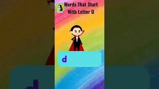 Words That Start With Letter D #shorts