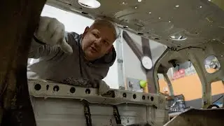 Grzesiek massacred the Audi body! 
